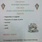Cena 4 aprile 14
